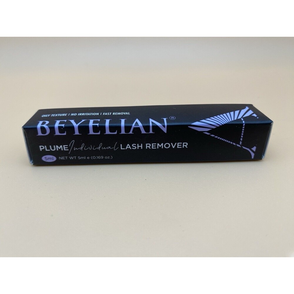 Beyelian Plume Individual Lash Remover - Fast 5ml Oily Formula, No Irritation